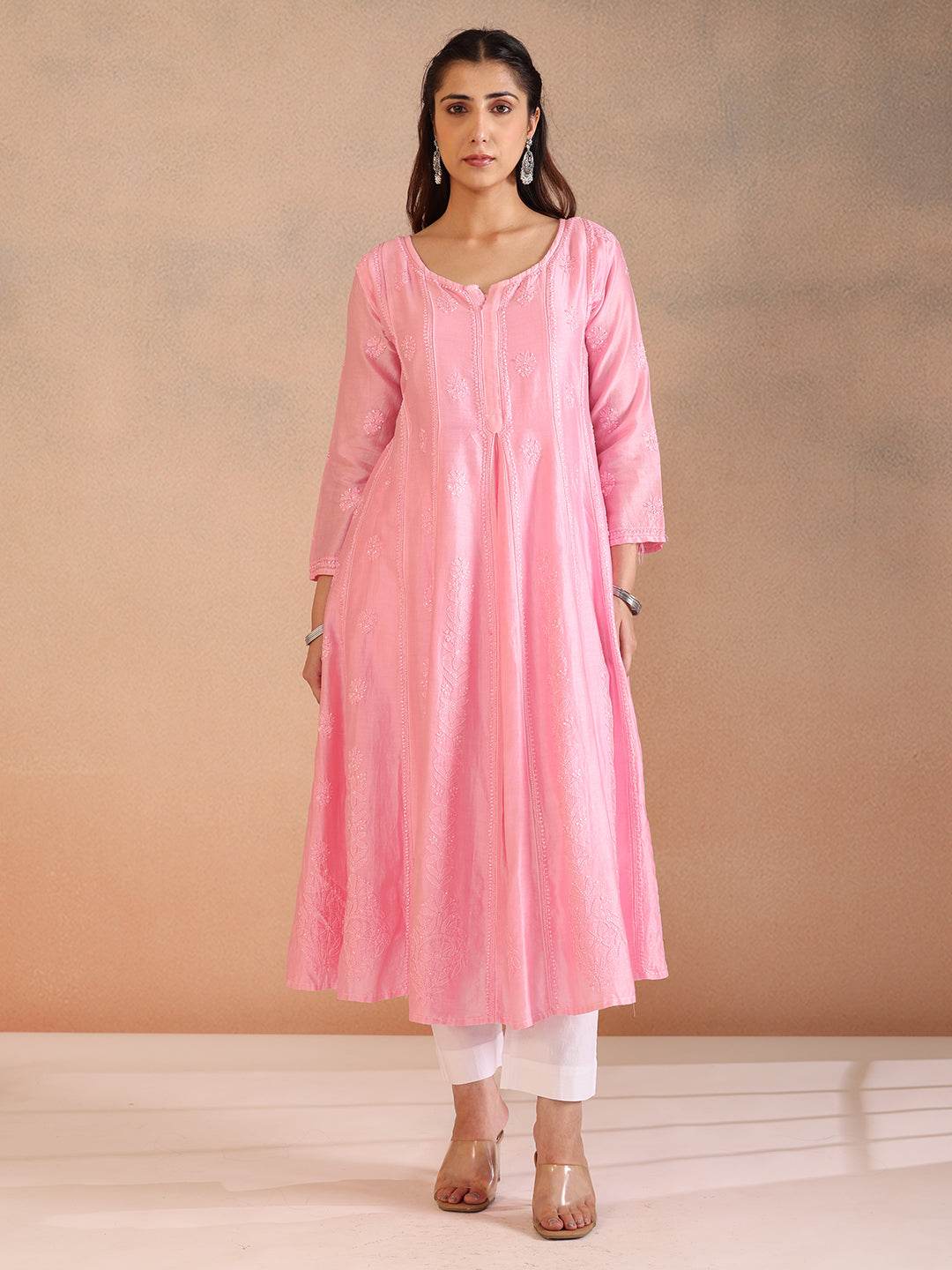 RUHANI CHANDERI ANARKALI - KRI CHIKANKARI