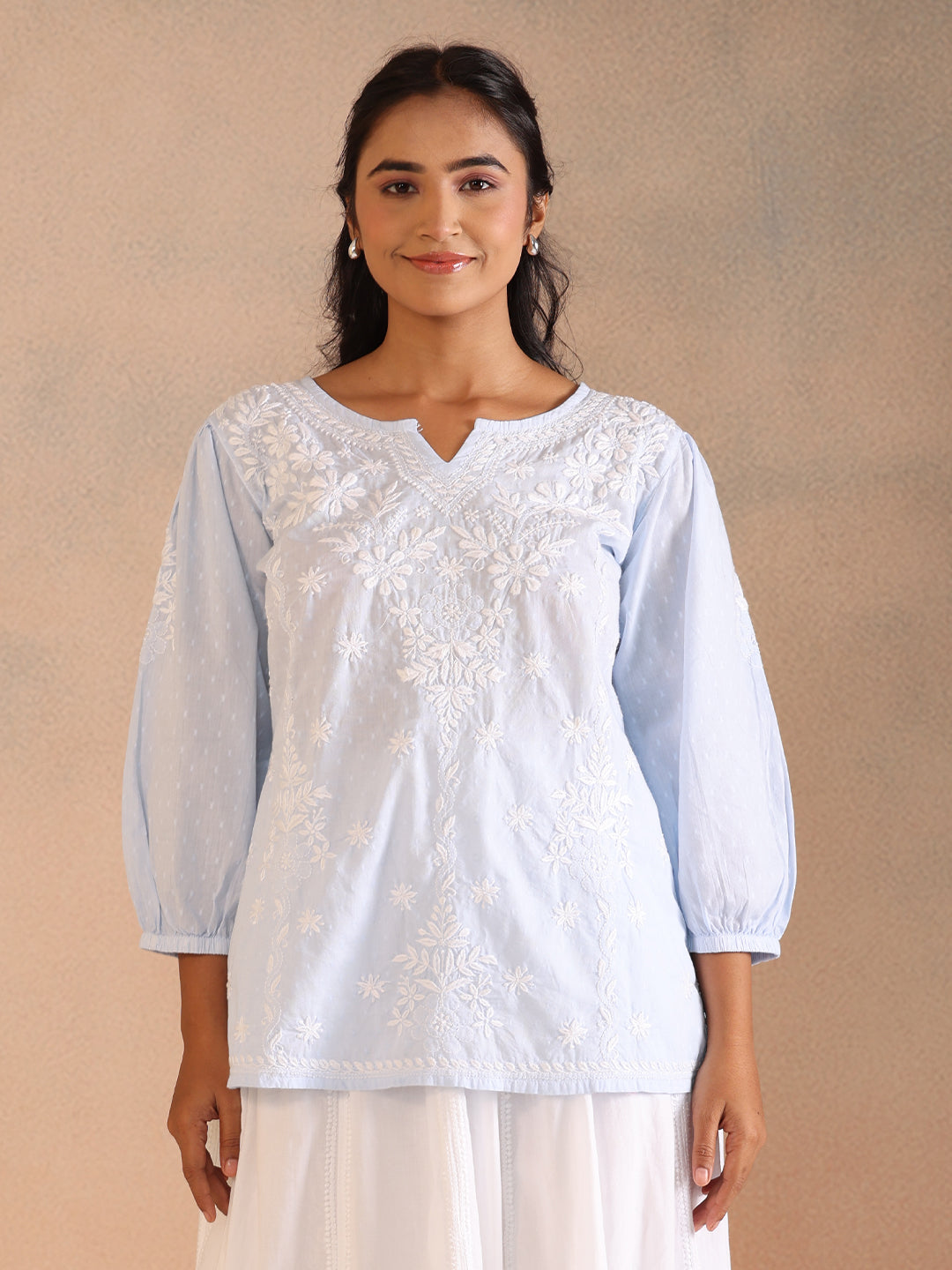 BAARI COTTON DOBBY TOP