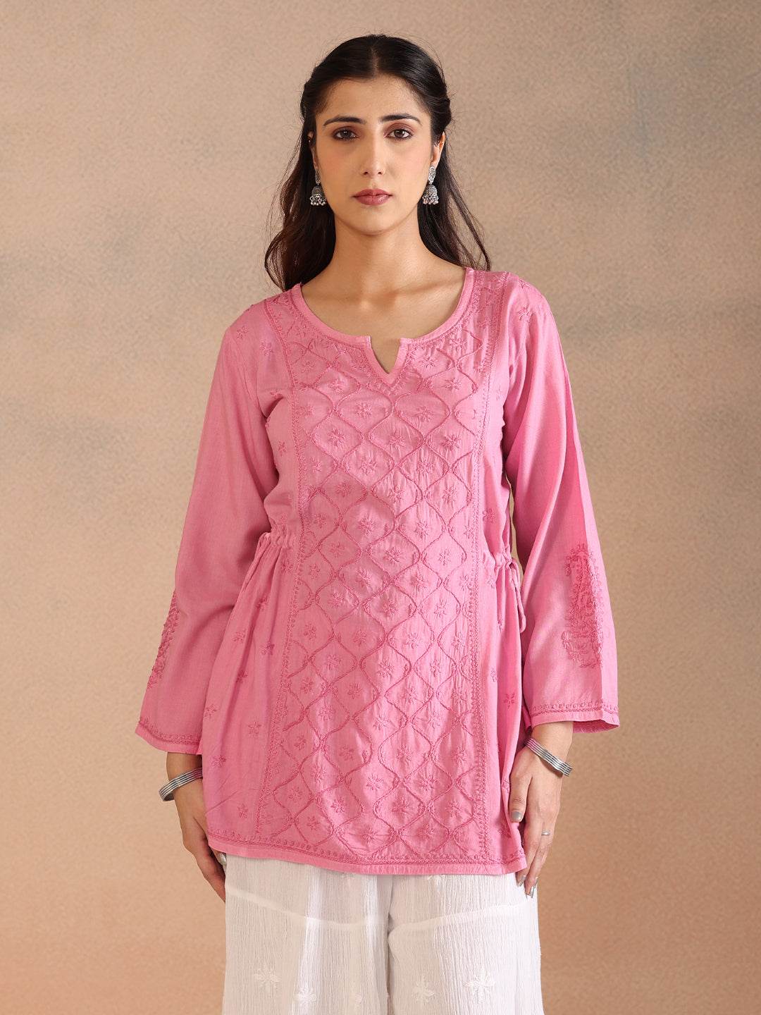 ROOHI MODAL TOP - KRI CHIKANKARI