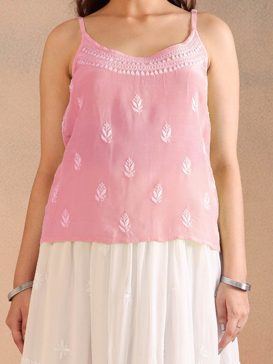 VEHA CREPE TOP - KRI CHIKANKARI