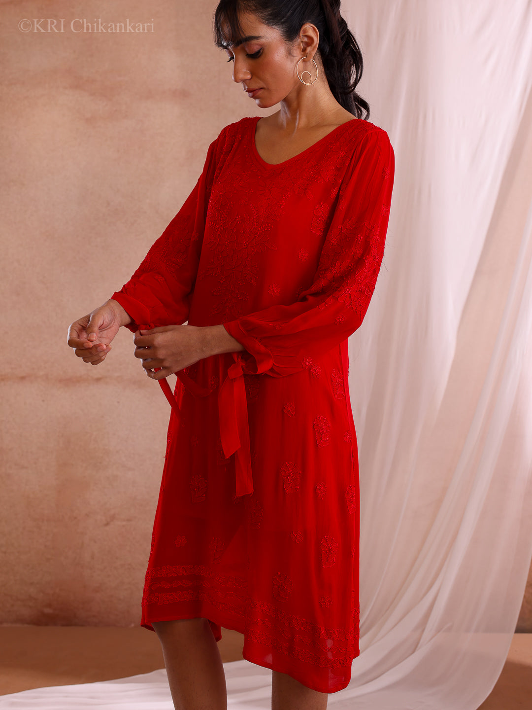 VERA GEORGETTE SHIFT DRESS