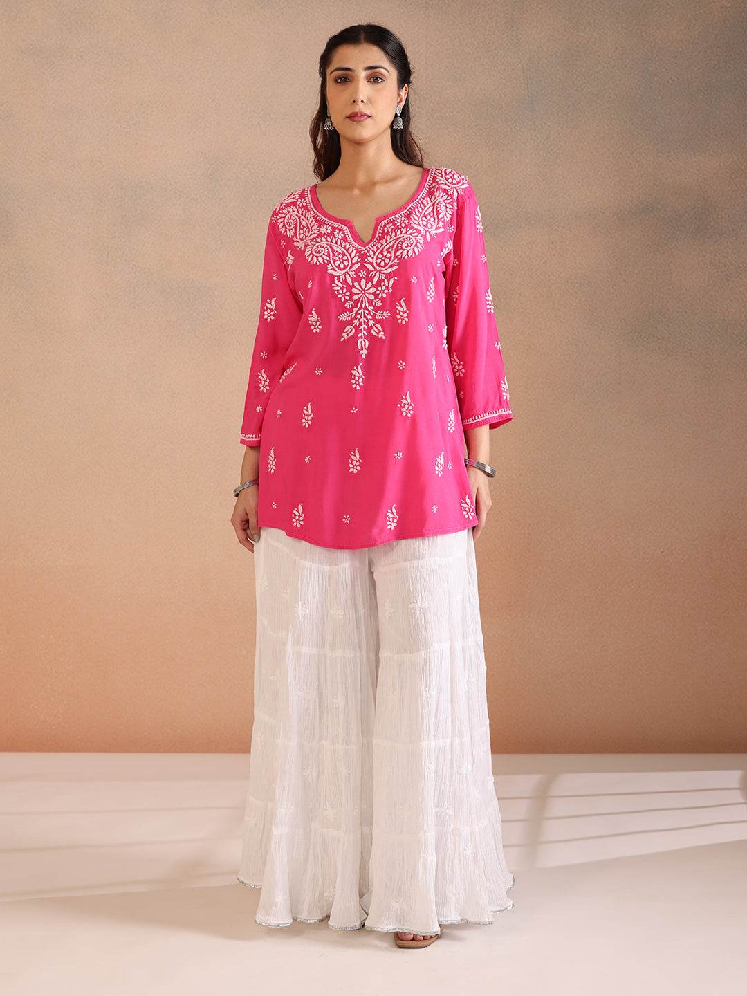 TANAAZ MODAL TOP - KRI CHIKANKARI