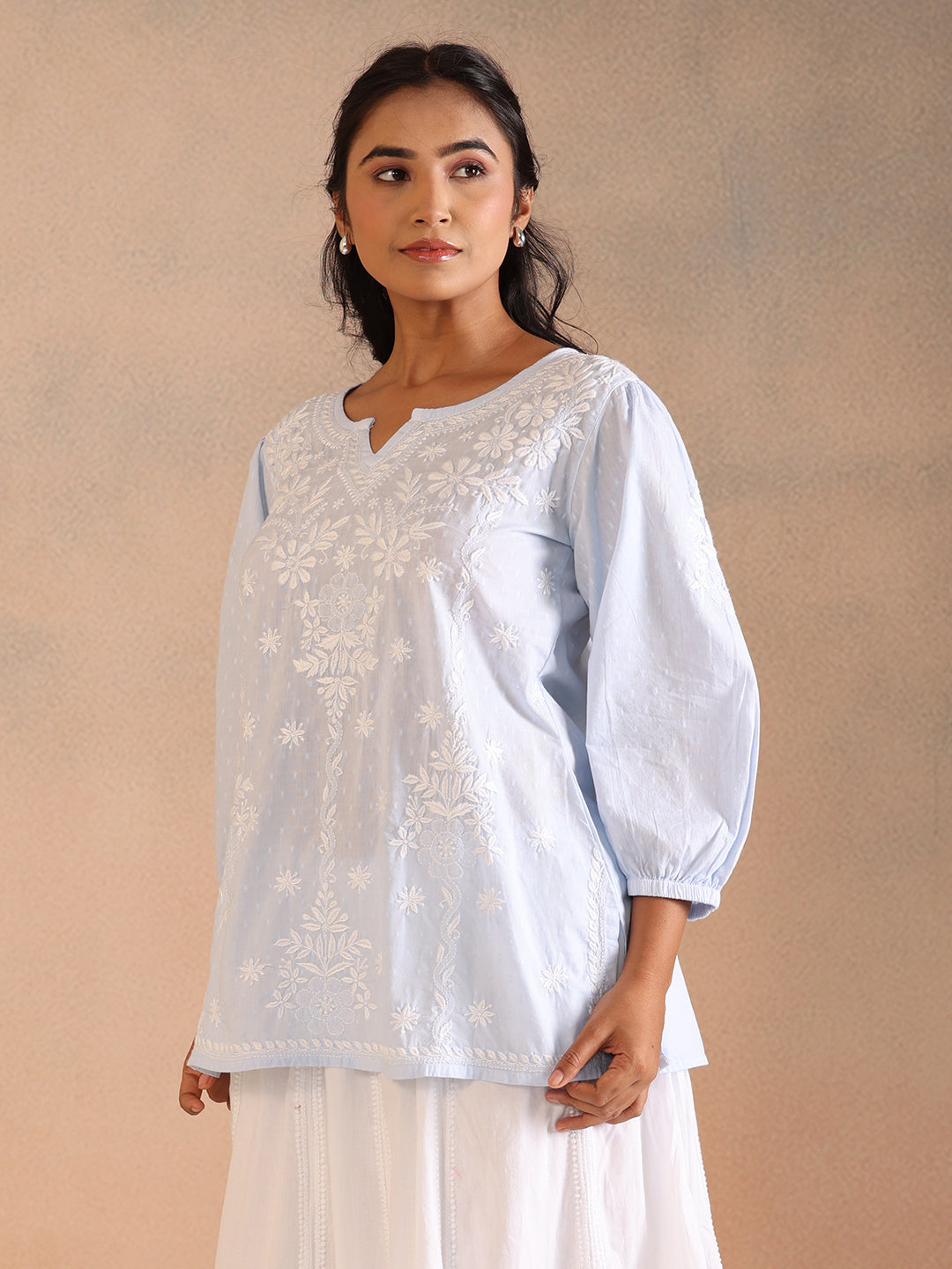 BAARI COTTON DOBBY TOP