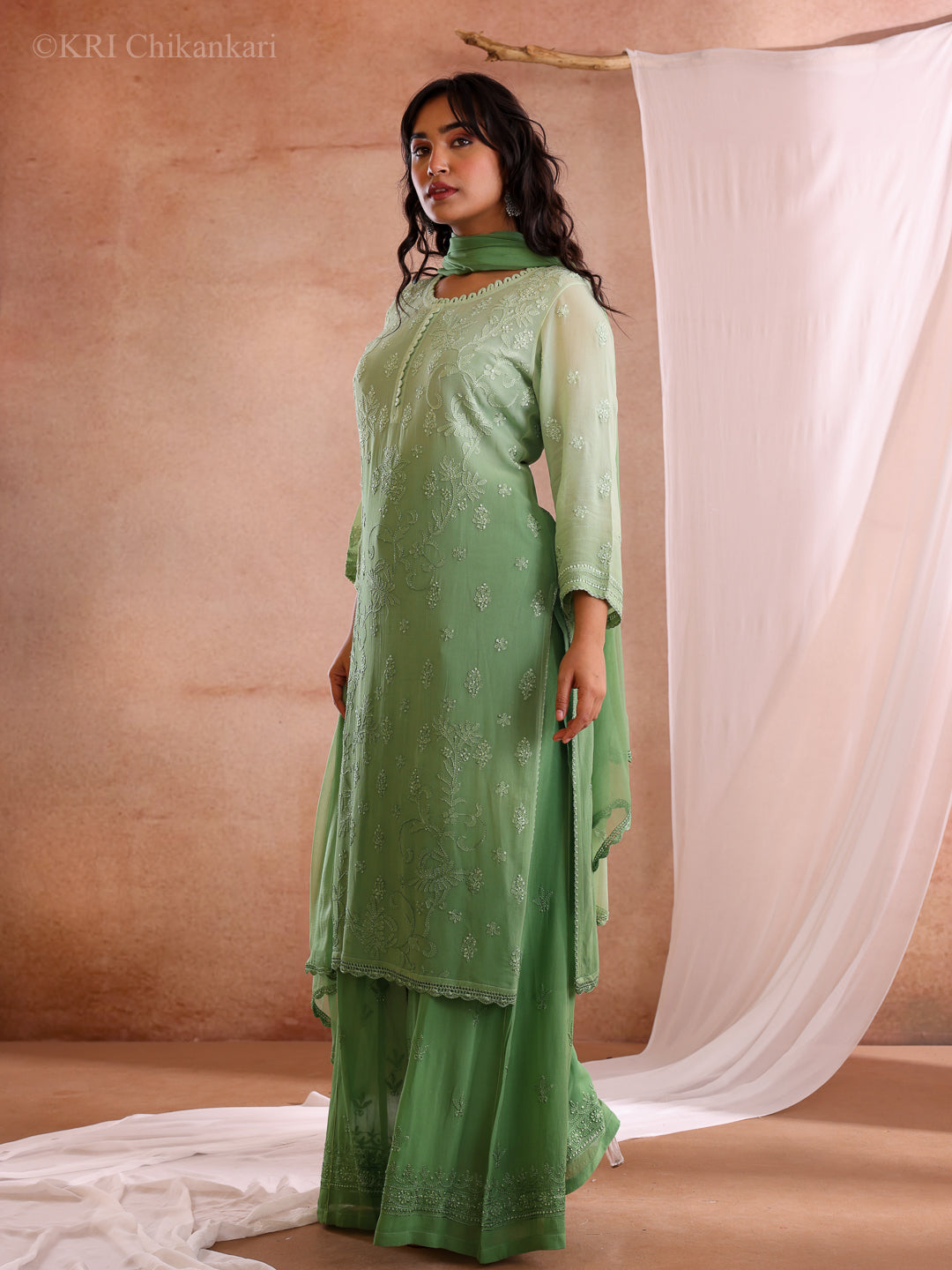 VANYA GEORGETTE KURTA