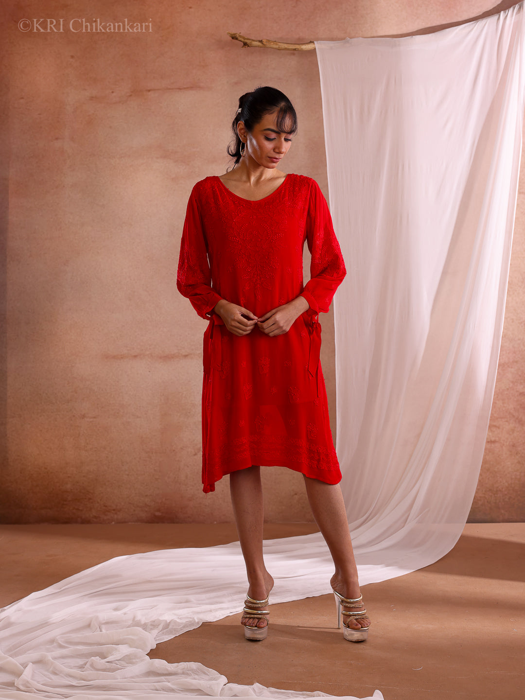 VERA GEORGETTE SHIFT DRESS