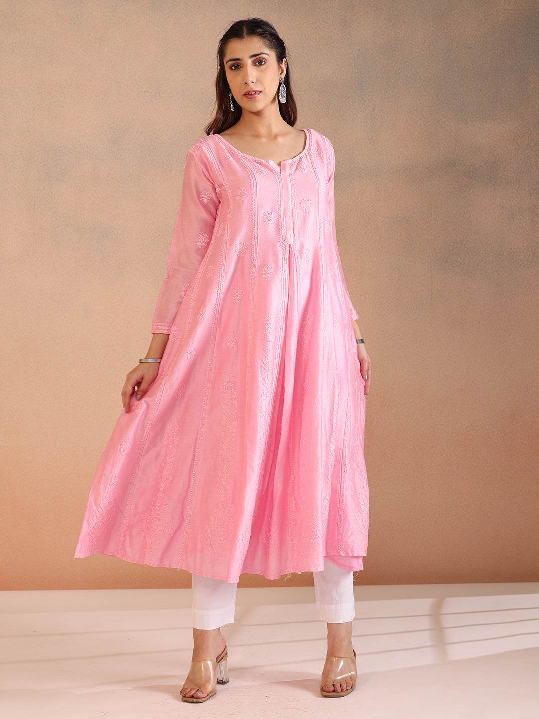 RUHANI CHANDERI ANARKALI - KRI CHIKANKARI