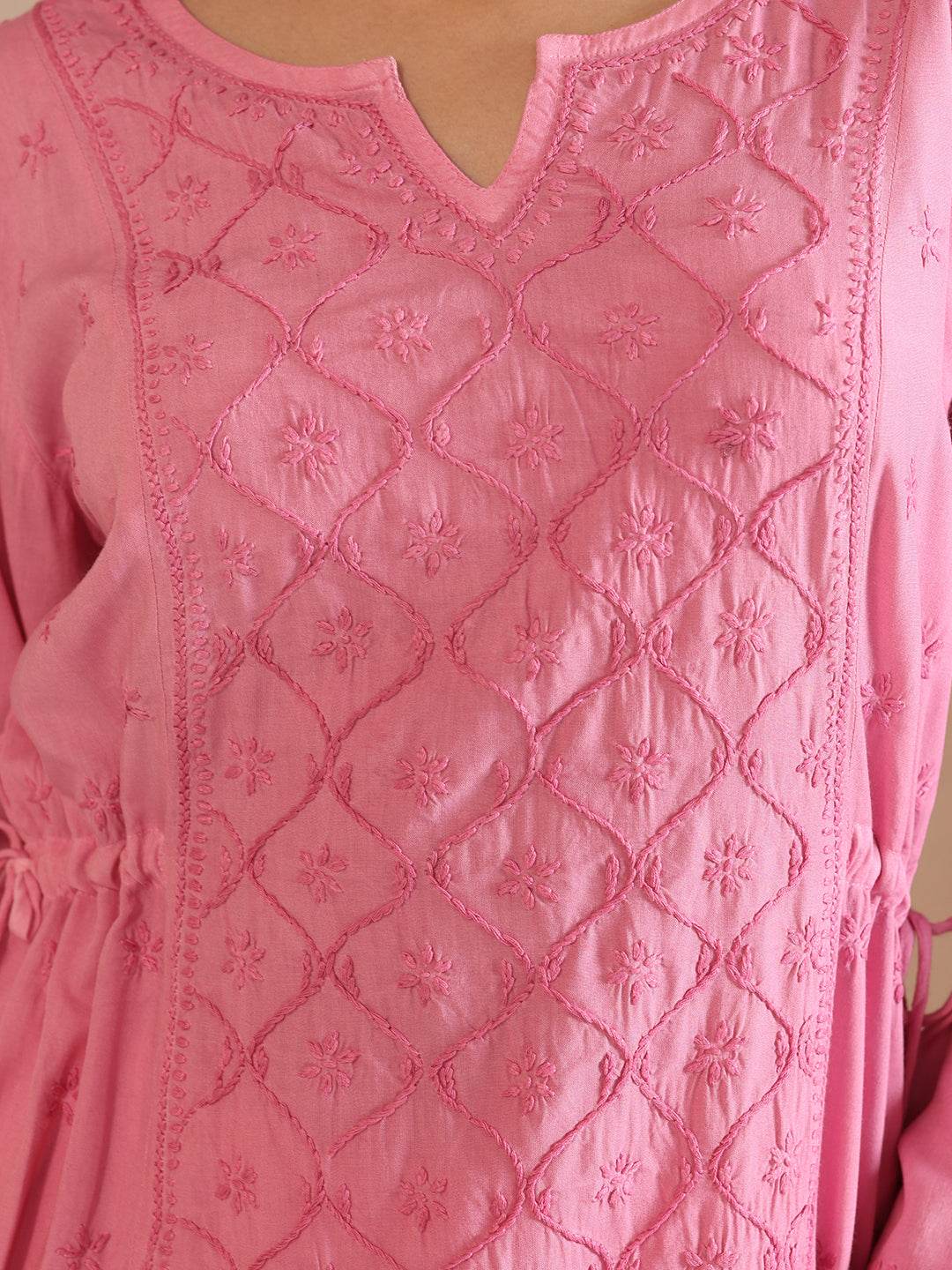 ROOHI MODAL TOP - KRI CHIKANKARI