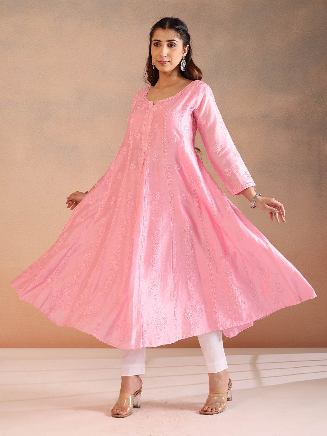 RUHANI CHANDERI ANARKALI - KRI CHIKANKARI
