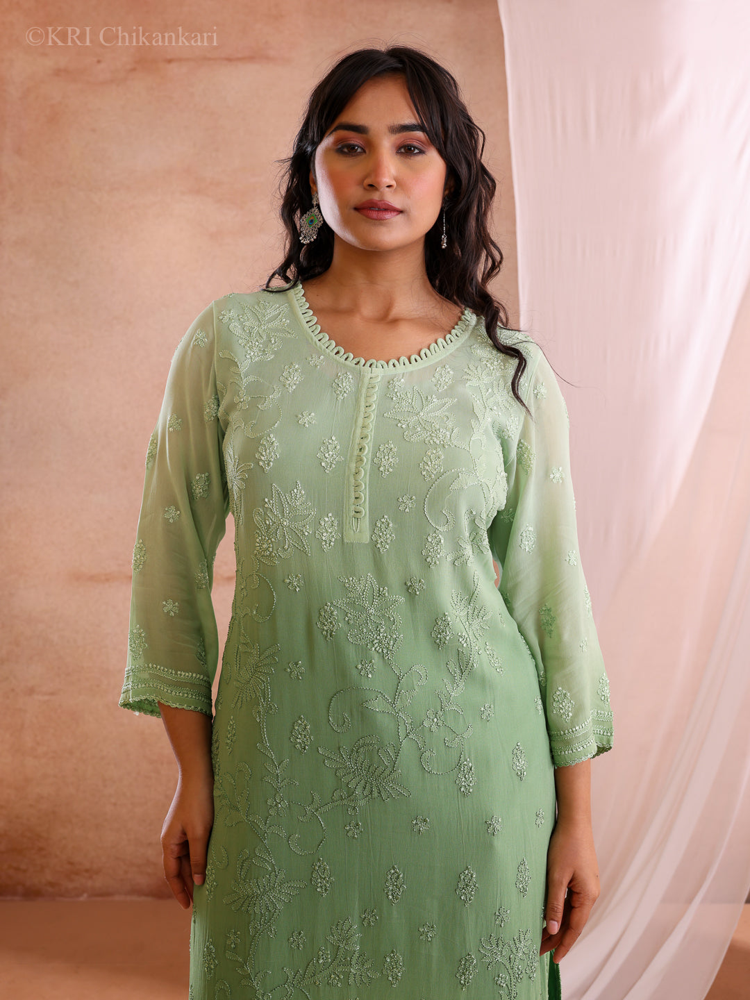 VANYA GEORGETTE KURTA