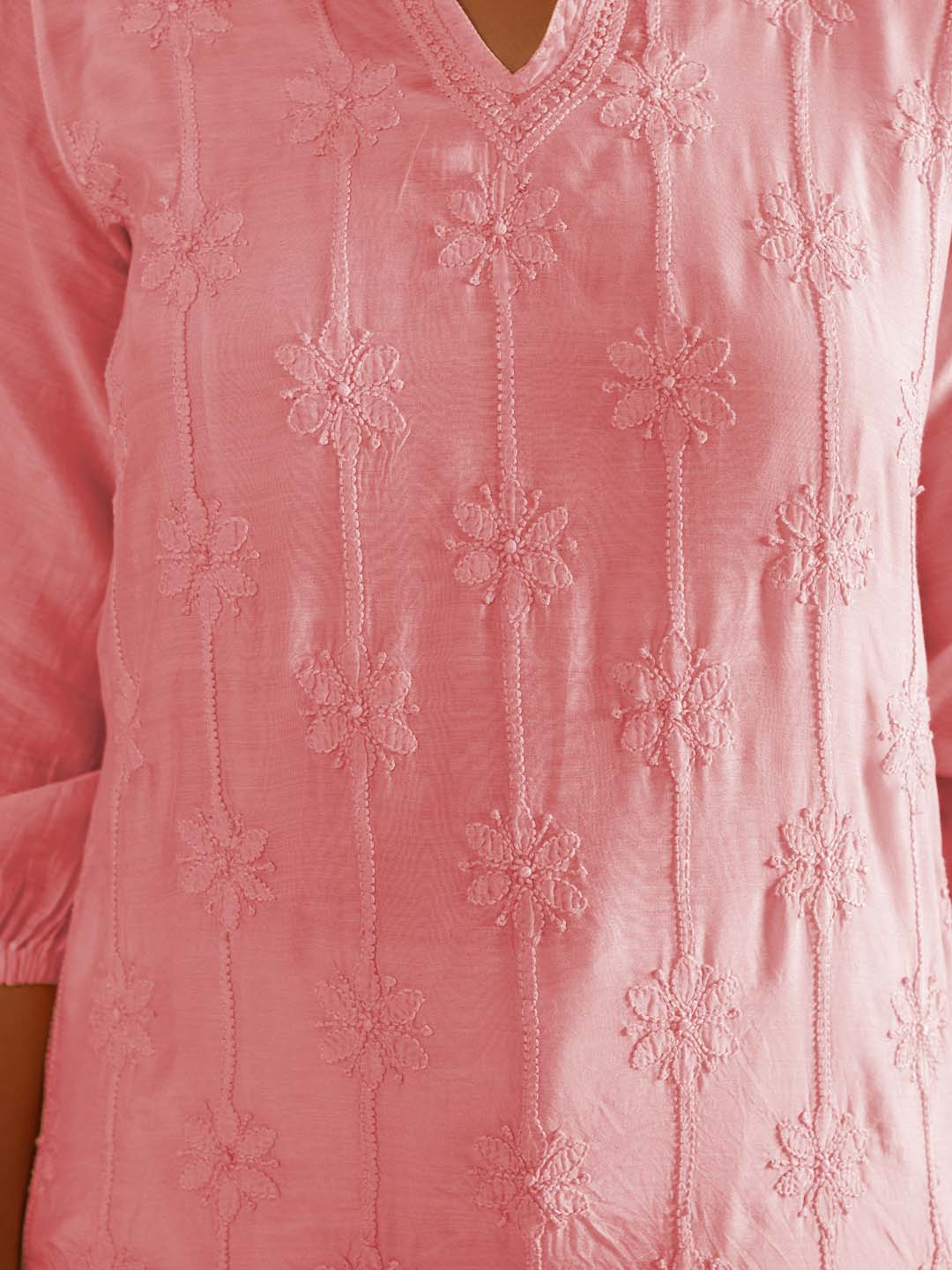 KIRAN PINK MUSLIN TOP