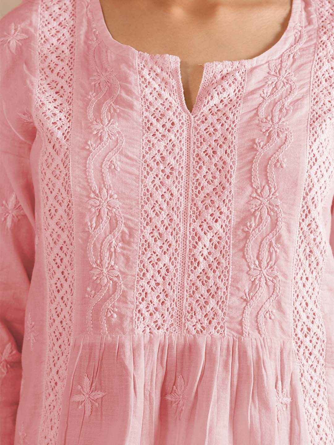 SAHRA MULMUL BLUSH PINK TOP