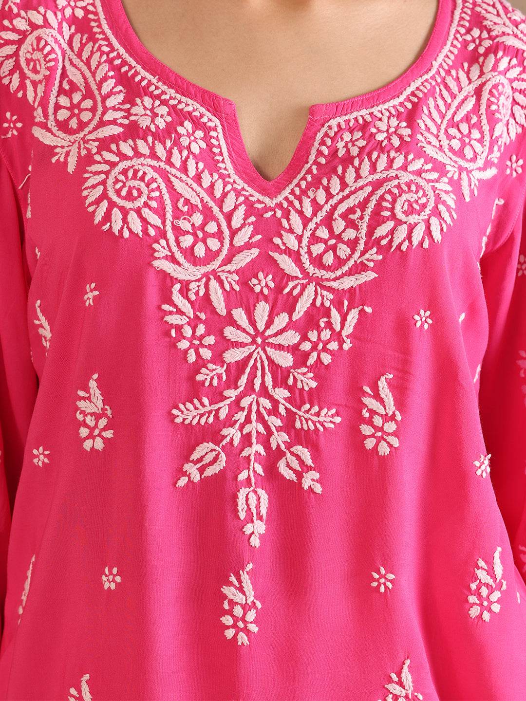 TANAAZ MODAL TOP - KRI CHIKANKARI