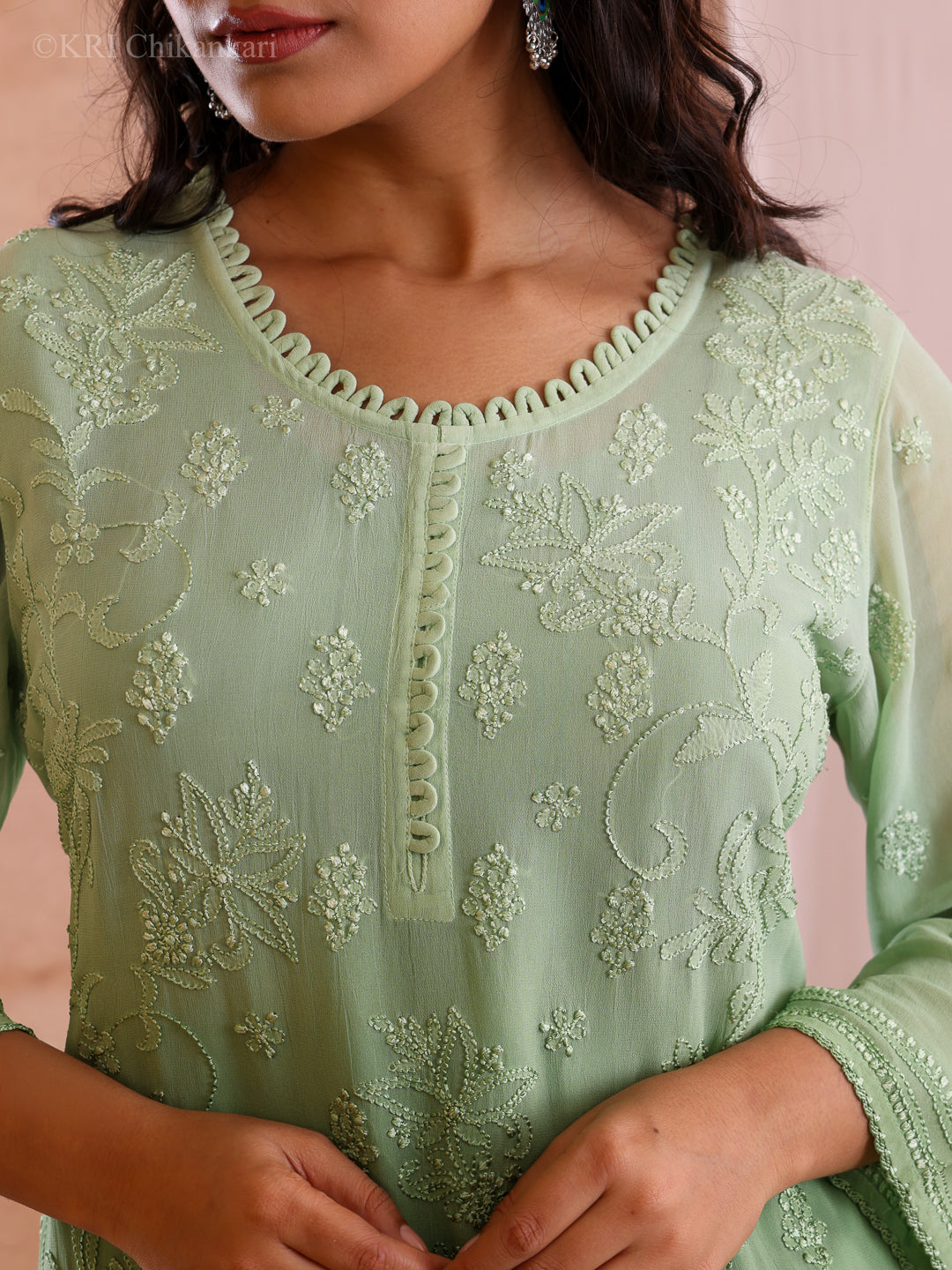 VANYA GEORGETTE KURTA