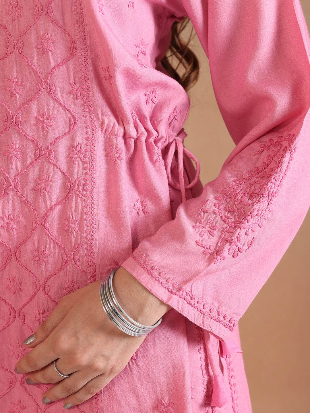 ROOHI MODAL TOP - KRI CHIKANKARI