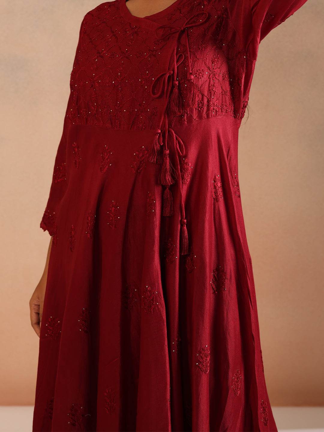 NOORZA CHANDERI ANARKALI - KRI CHIKANKARI