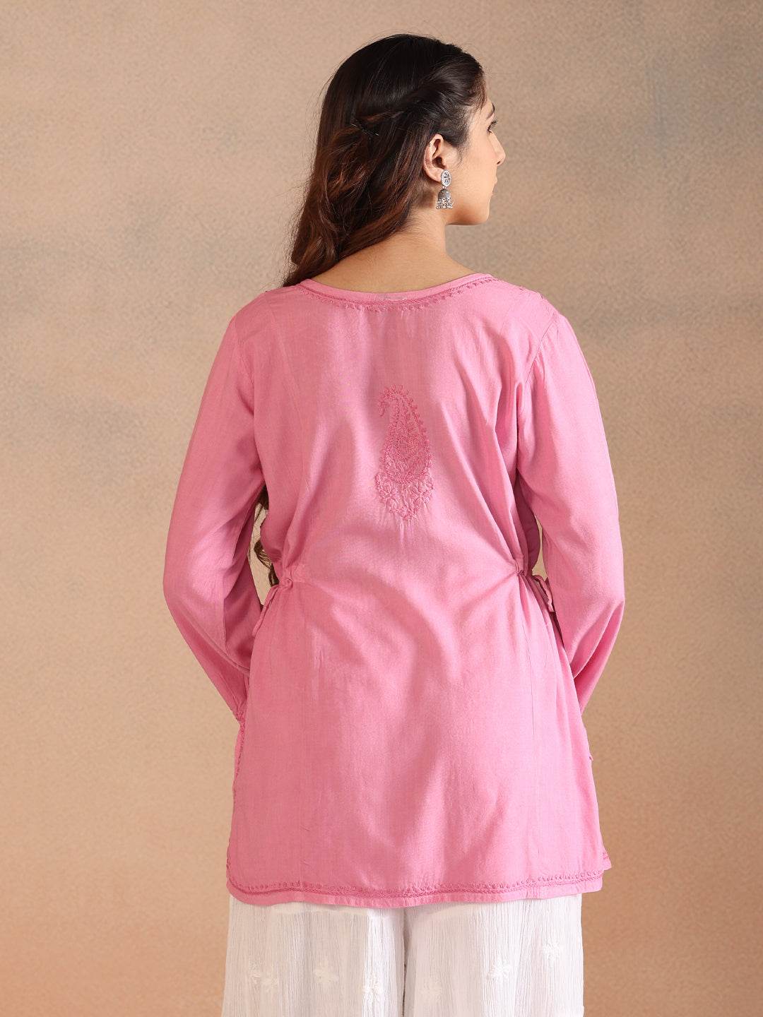ROOHI MODAL TOP - KRI CHIKANKARI