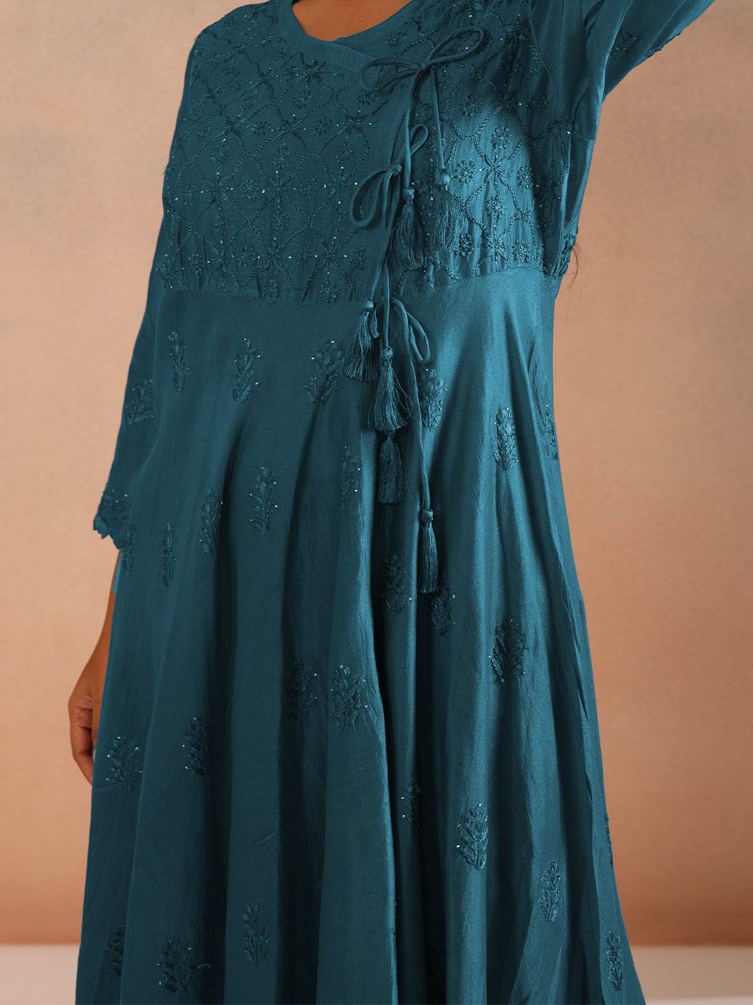 NOORZA CHANDERI ANARKALI - KRI CHIKANKARI