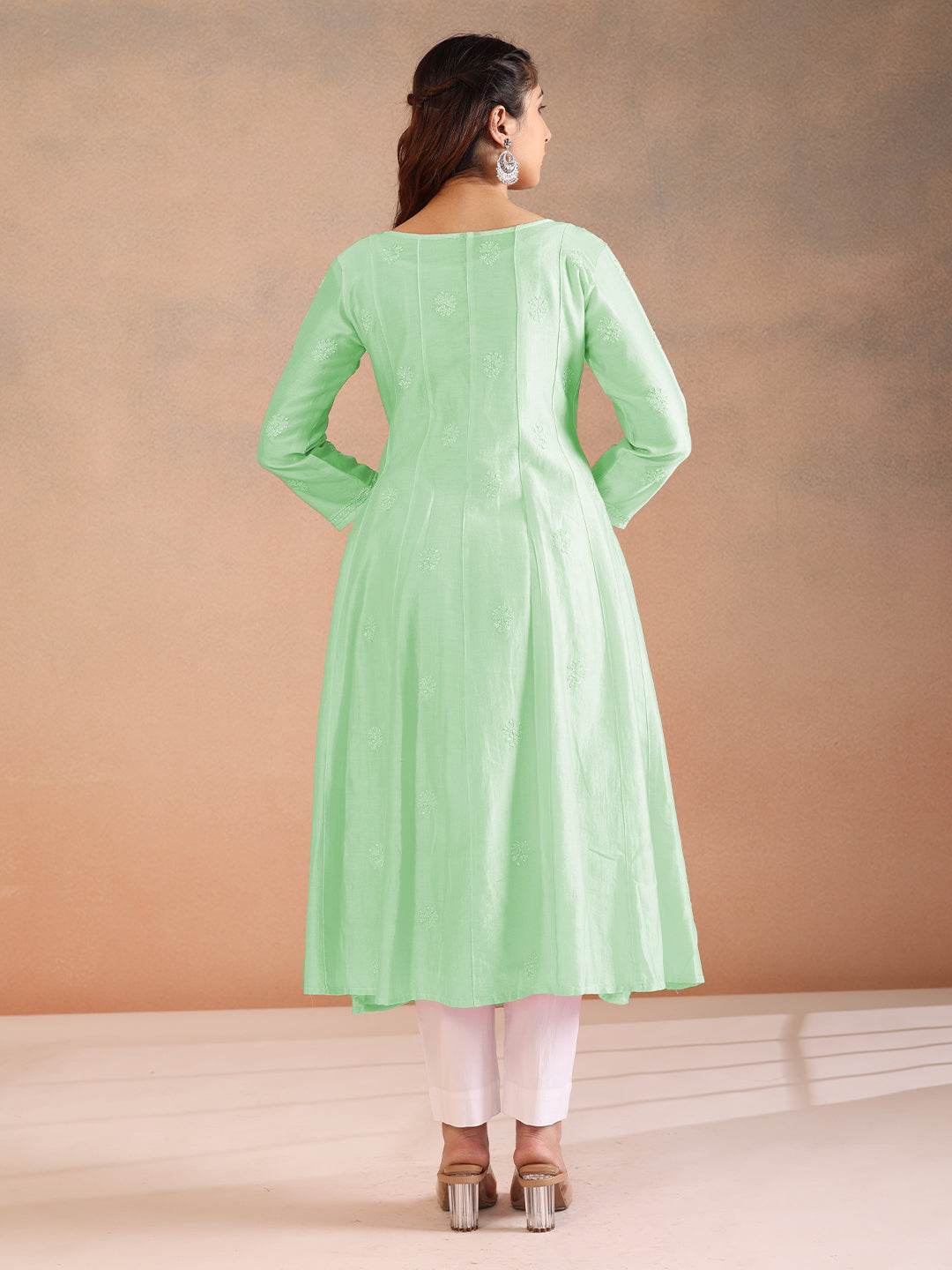 RUHANI CHANDERI ANARKALI - KRI CHIKANKARI