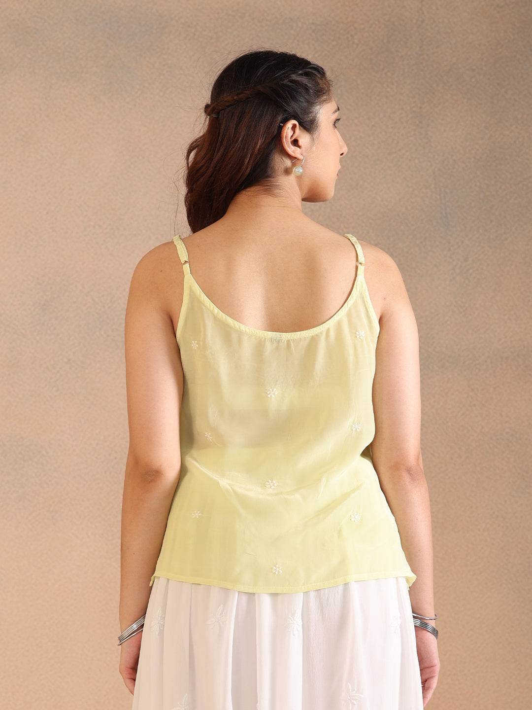 VEHA CREPE TOP - KRI CHIKANKARI
