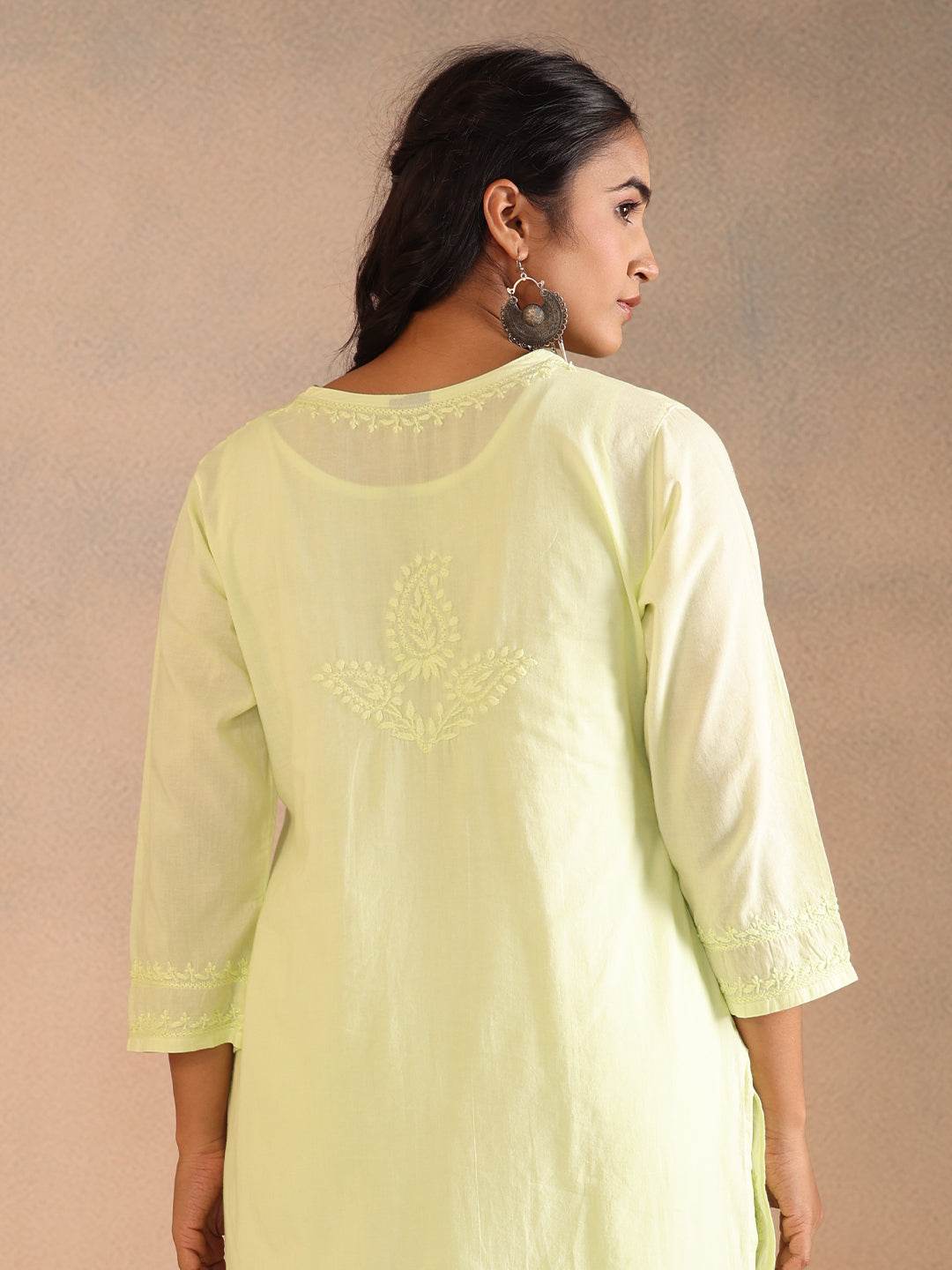 MEHEK COTTON CO-ORD SET - KRI CHIKANKARI