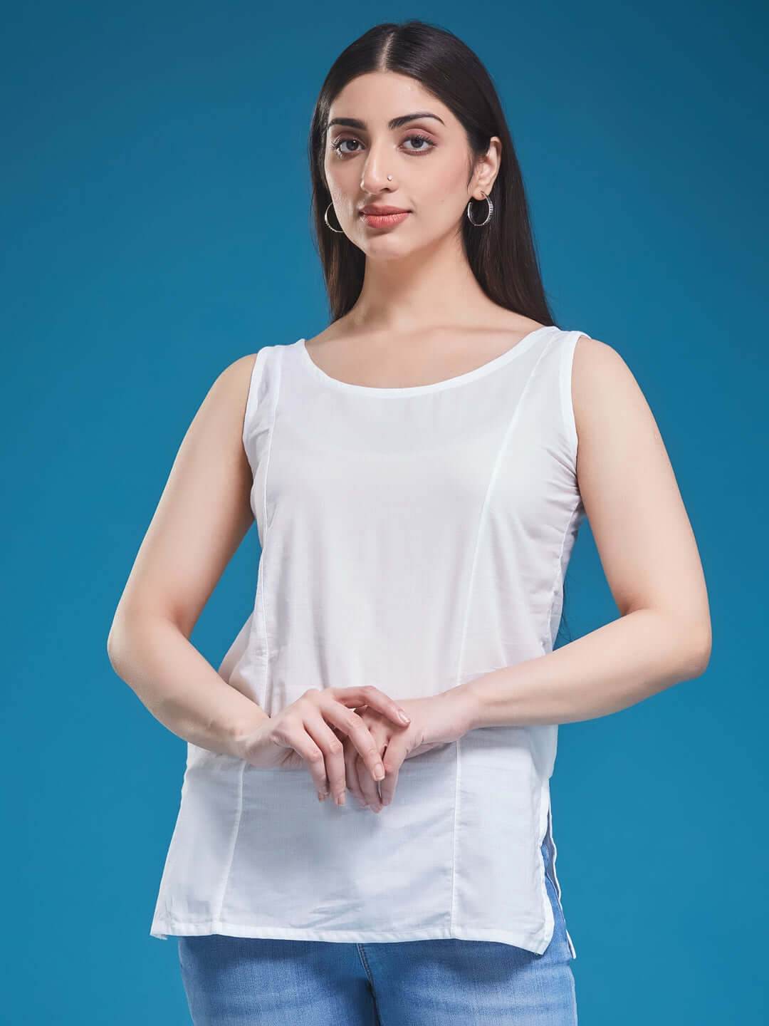 GUL Chikankari Georgette Top - KRI CHIKANKARI