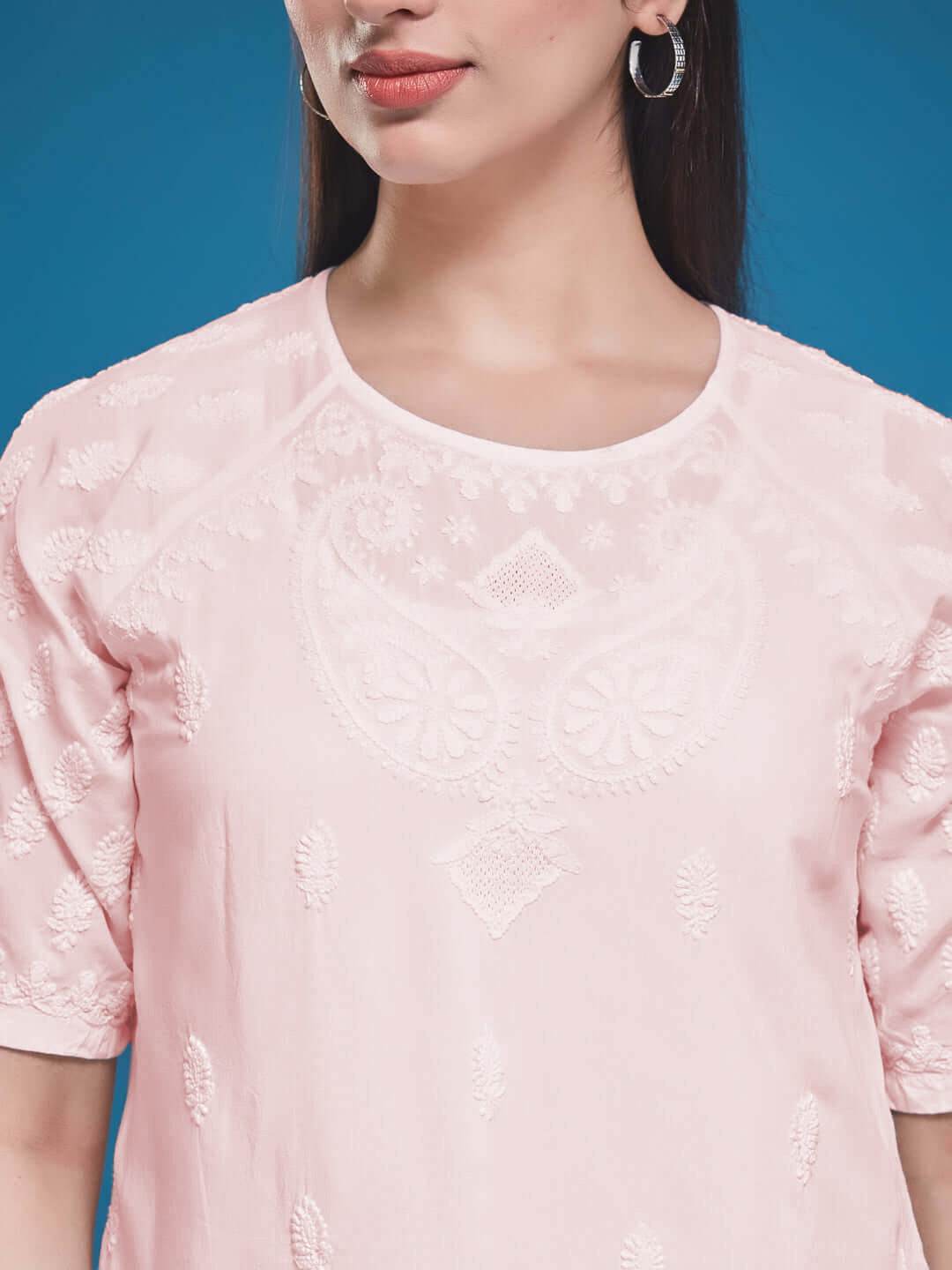 KAIRI Chikankari Modal Top - KRI CHIKANKARI