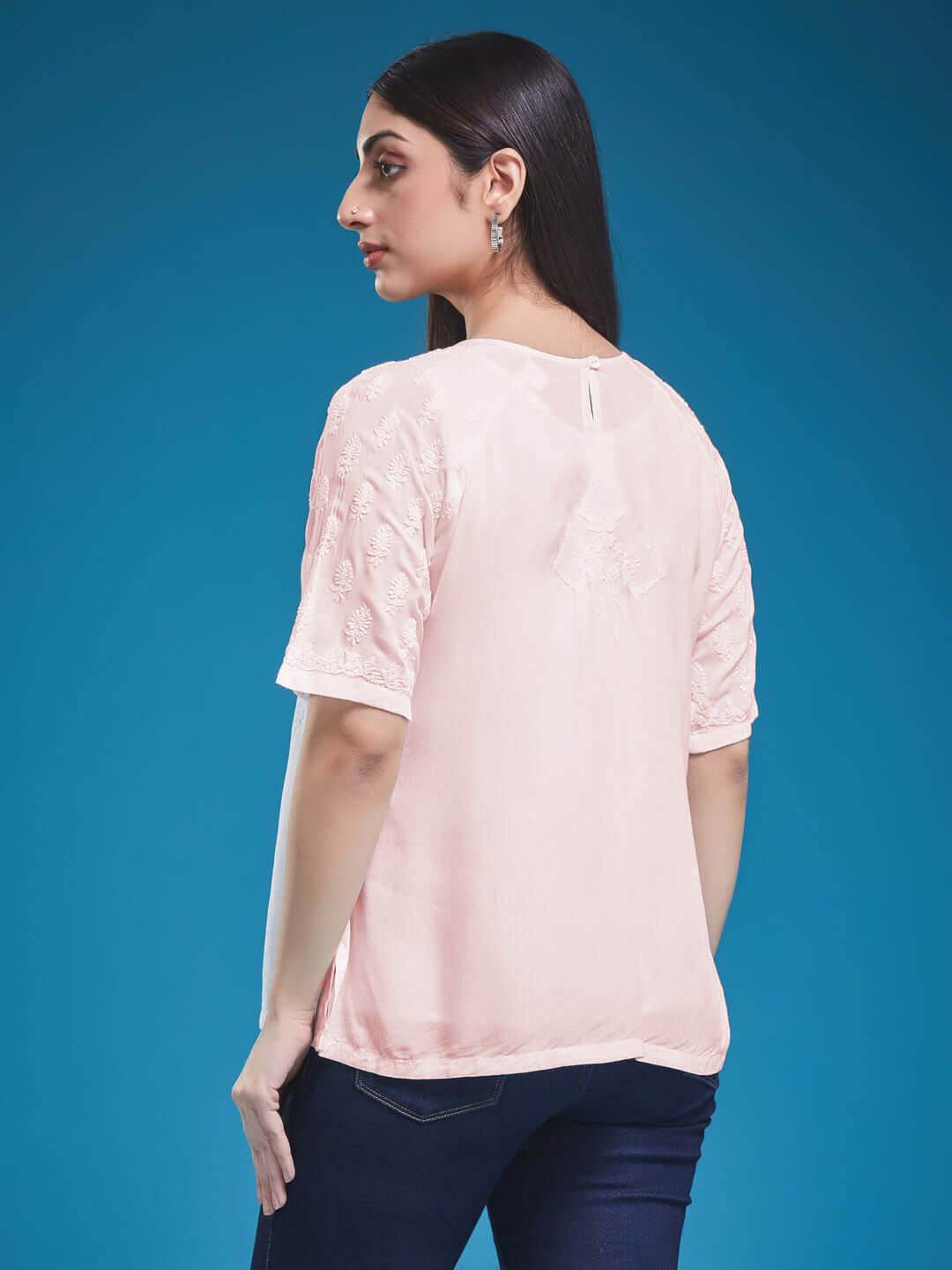 KAIRI Chikankari Modal Top - KRI CHIKANKARI