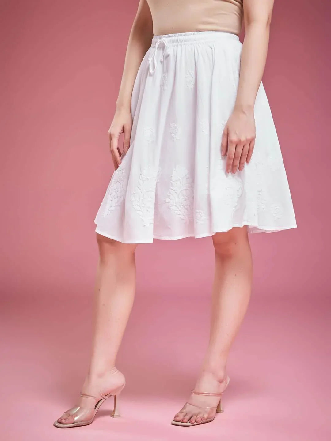 bibiy SCARLETT SKIRT ホワイト Bibiy】SCARLETT SKIRT - メルカリ