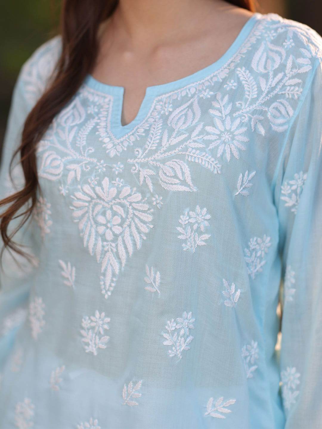 LEILA Chikankari Top - KRI CHIKANKARI