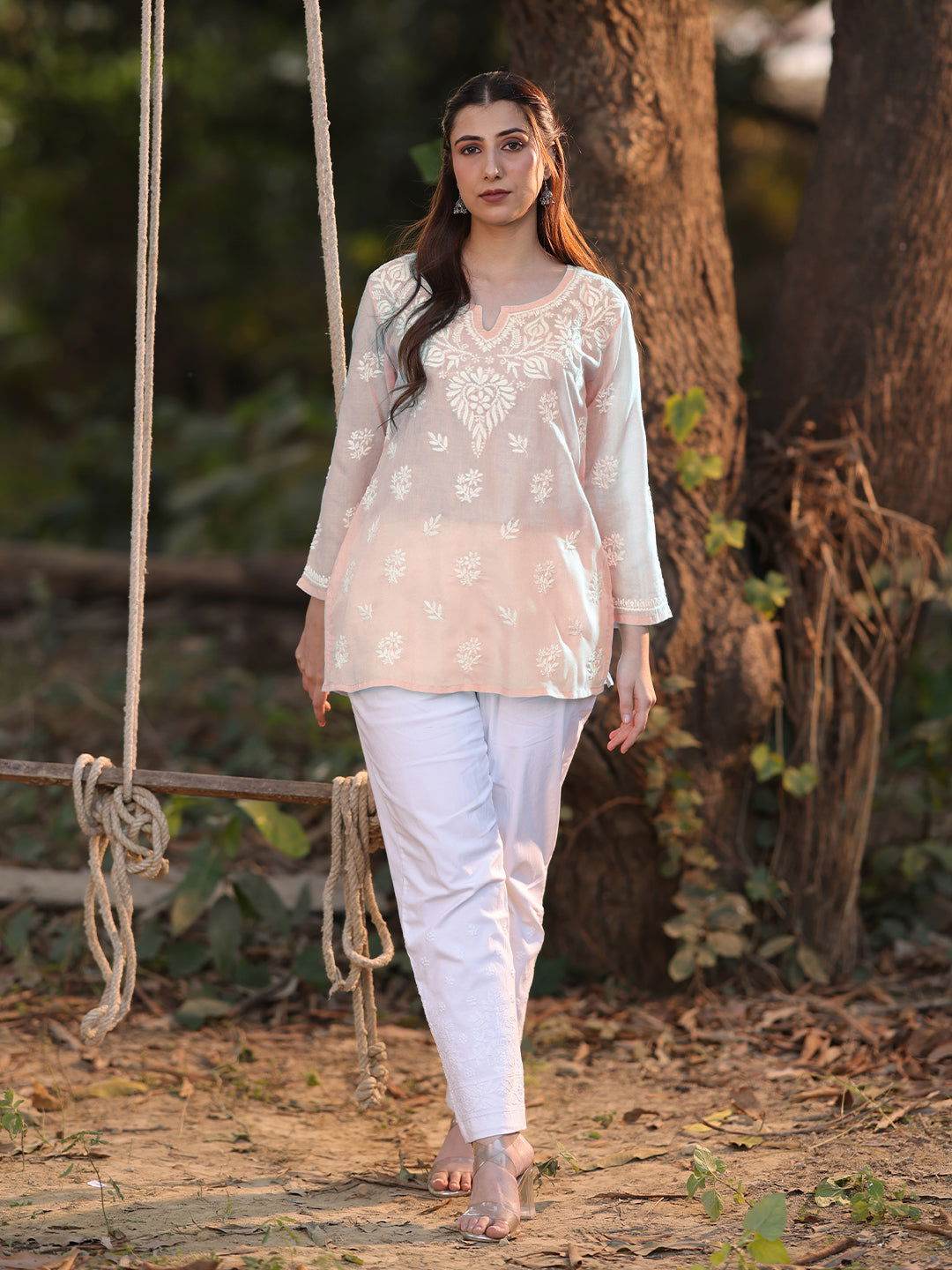 LEILA Chikankari Top - KRI CHIKANKARI