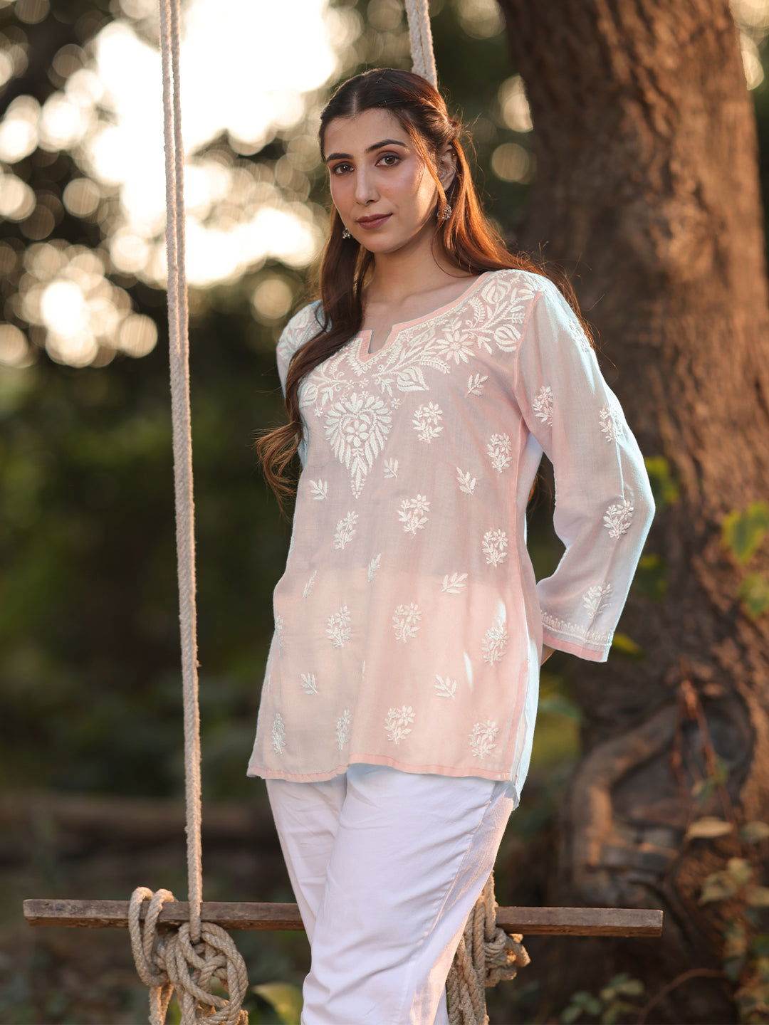 LEILA Chikankari Top - KRI CHIKANKARI