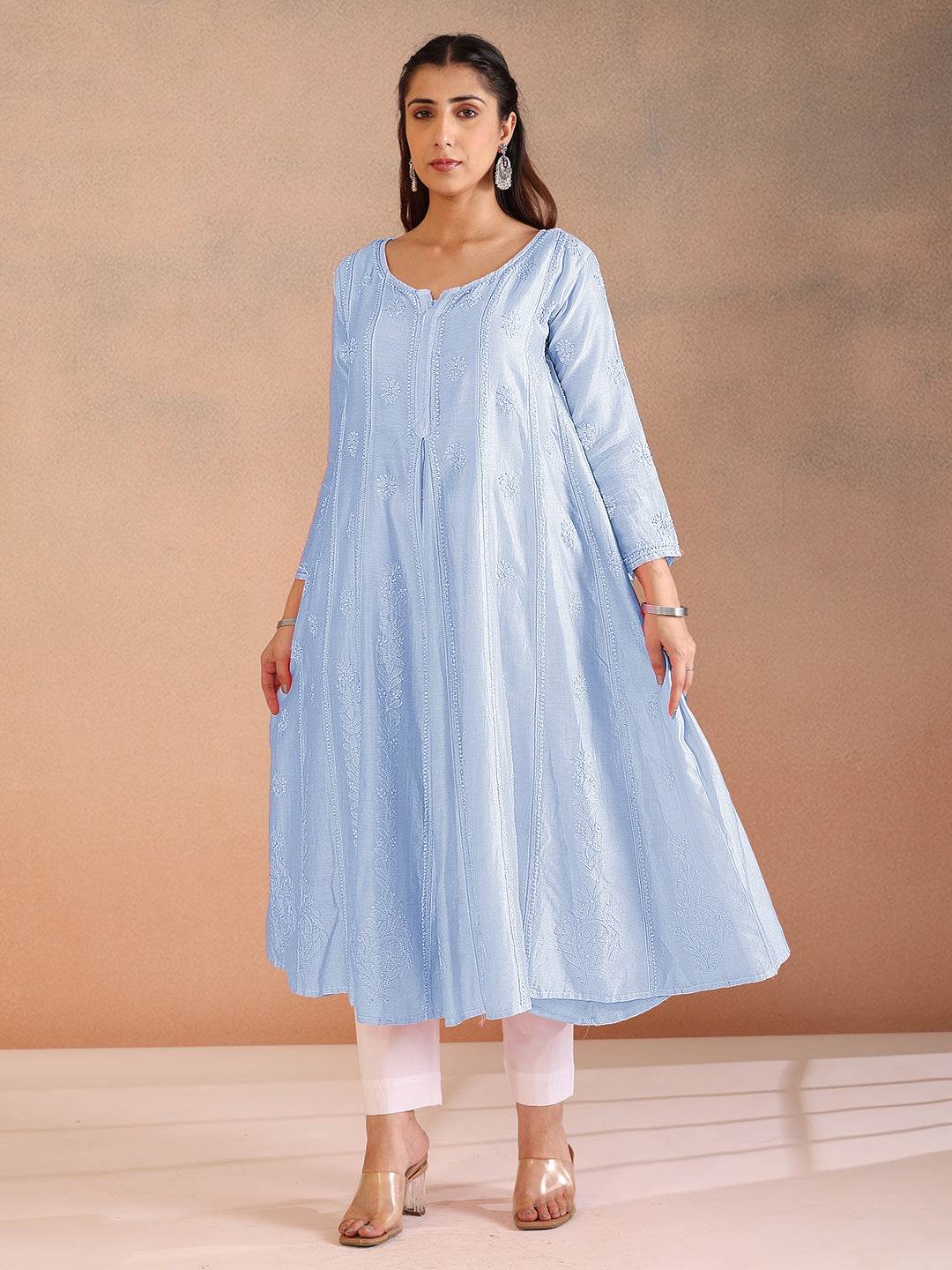 RUHANI CHANDERI ANARKALI - KRI CHIKANKARI