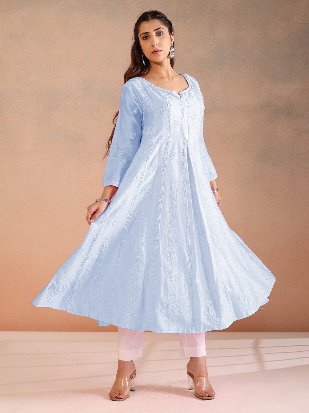 RUHANI CHANDERI ANARKALI - KRI CHIKANKARI