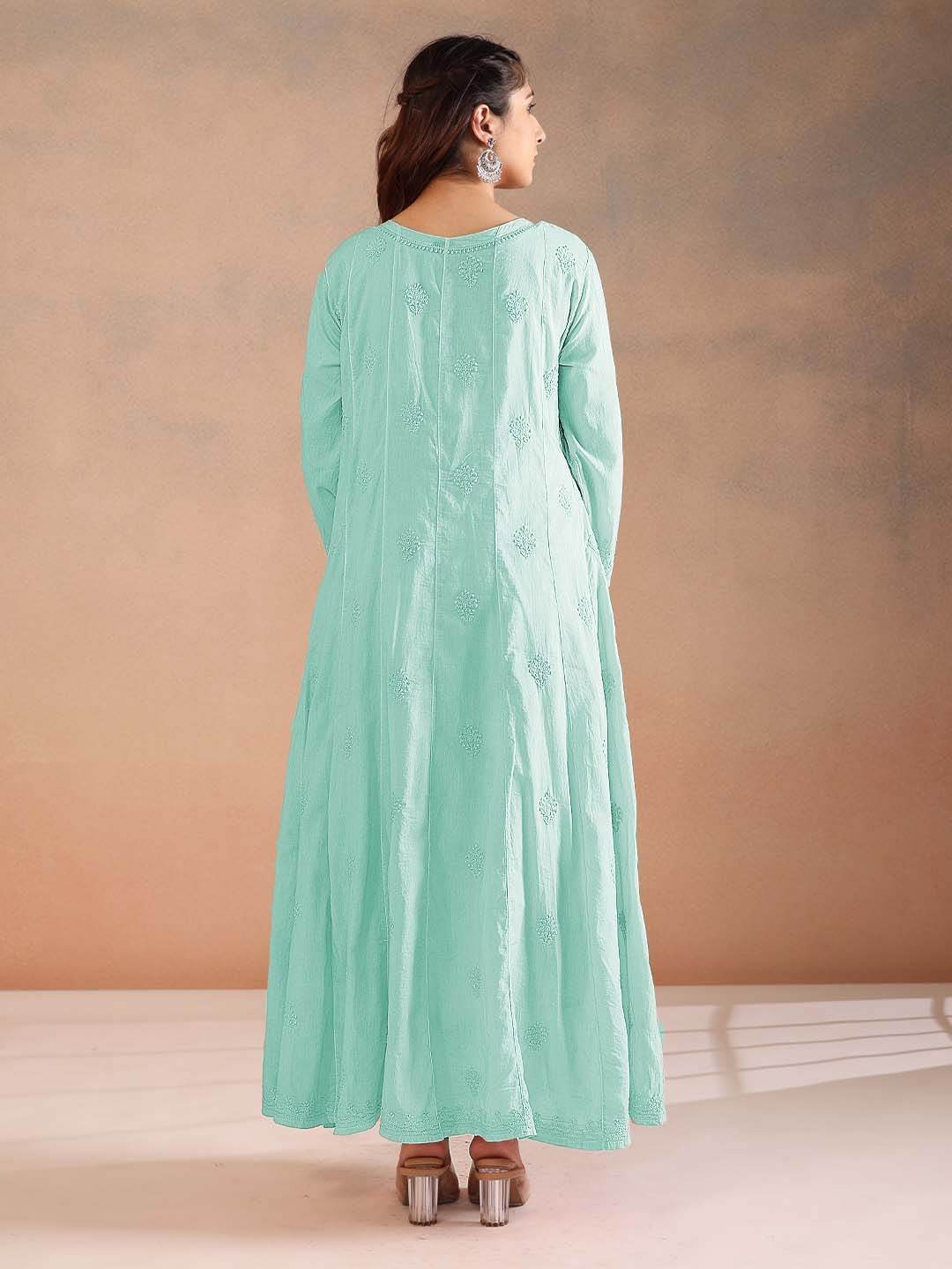 NIMARA MULMUL ANARKALI - KRI CHIKANKARI