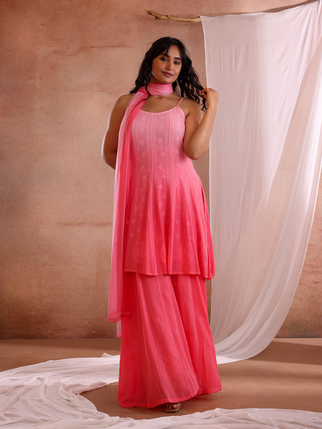 DEVYA GEORGETTE GHARARA